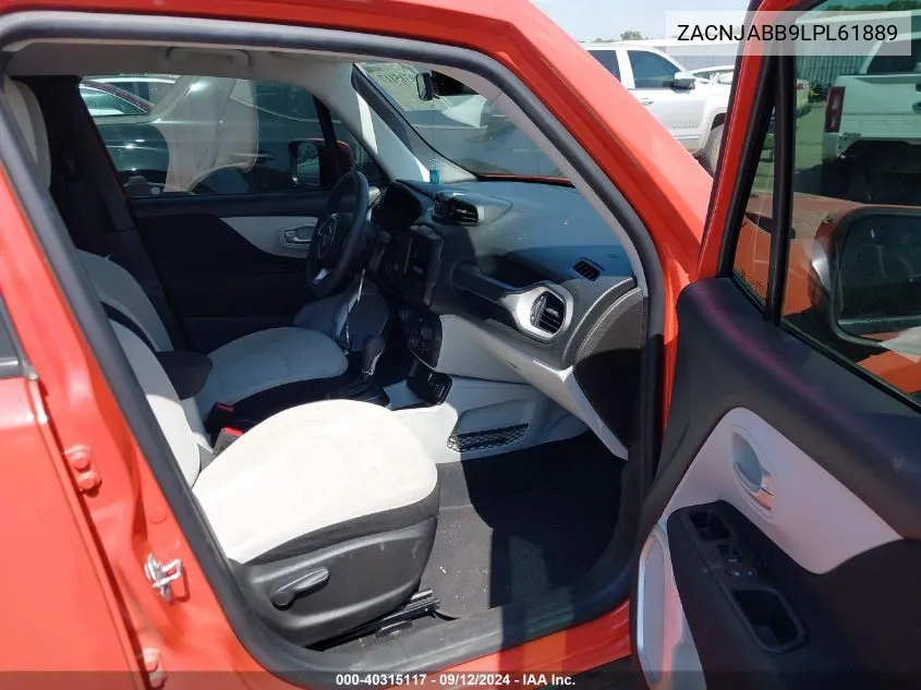 2020 Jeep Renegade Latitude VIN: ZACNJABB9LPL61889 Lot: 40315117