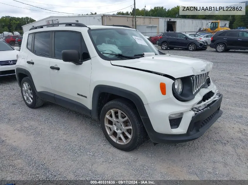 ZACNJAAB1LPL22862 2020 Jeep Renegade Sport Fwd