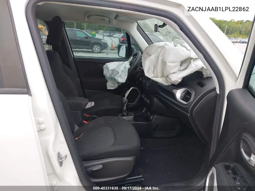 2020 Jeep Renegade Sport Fwd VIN: ZACNJAAB1LPL22862 Lot: 40331635