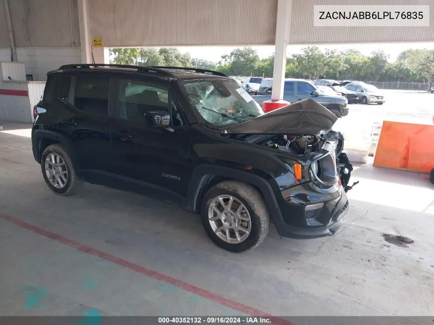 2020 Jeep Renegade Latitude VIN: ZACNJABB6LPL76835 Lot: 40352132