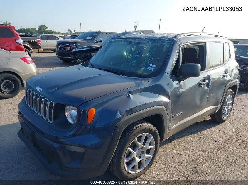 2020 Jeep Renegade Sport Fwd VIN: ZACNJAAB1LPL33053 Lot: 40360925