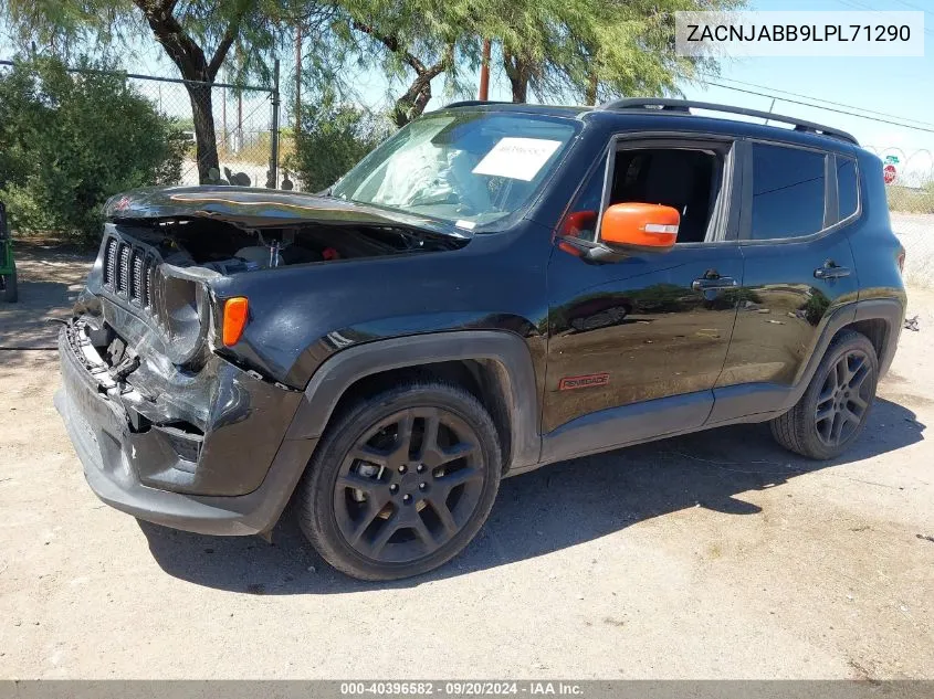 2020 Jeep Renegade Orange Edition Fwd VIN: ZACNJABB9LPL71290 Lot: 40396582