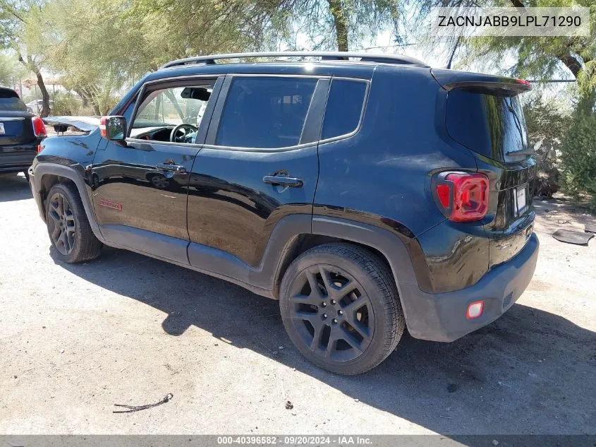 2020 Jeep Renegade Orange Edition Fwd VIN: ZACNJABB9LPL71290 Lot: 40396582