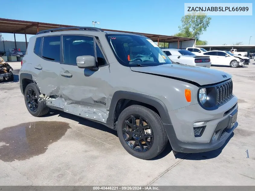 2020 Jeep Renegade Altitude Fwd VIN: ZACNJABB5LPL66989 Lot: 40446221