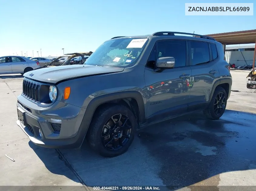 2020 Jeep Renegade Altitude Fwd VIN: ZACNJABB5LPL66989 Lot: 40446221