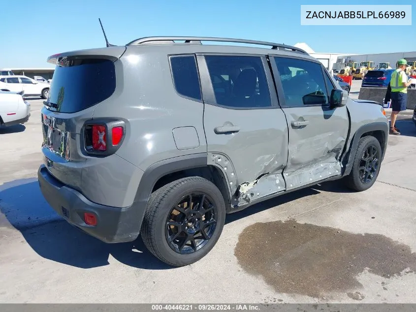 2020 Jeep Renegade Altitude Fwd VIN: ZACNJABB5LPL66989 Lot: 40446221