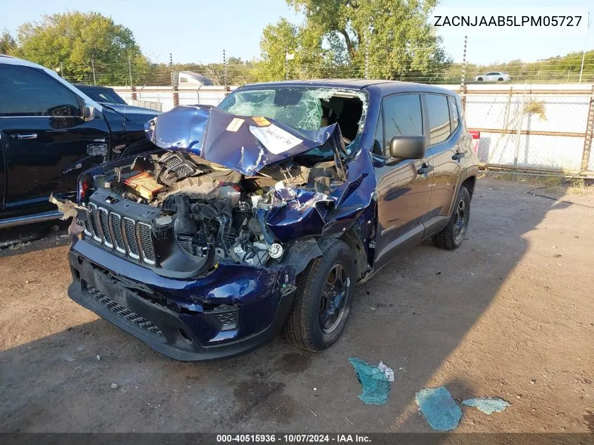 2020 Jeep Renegade Sport VIN: ZACNJAAB5LPM05727 Lot: 40515936