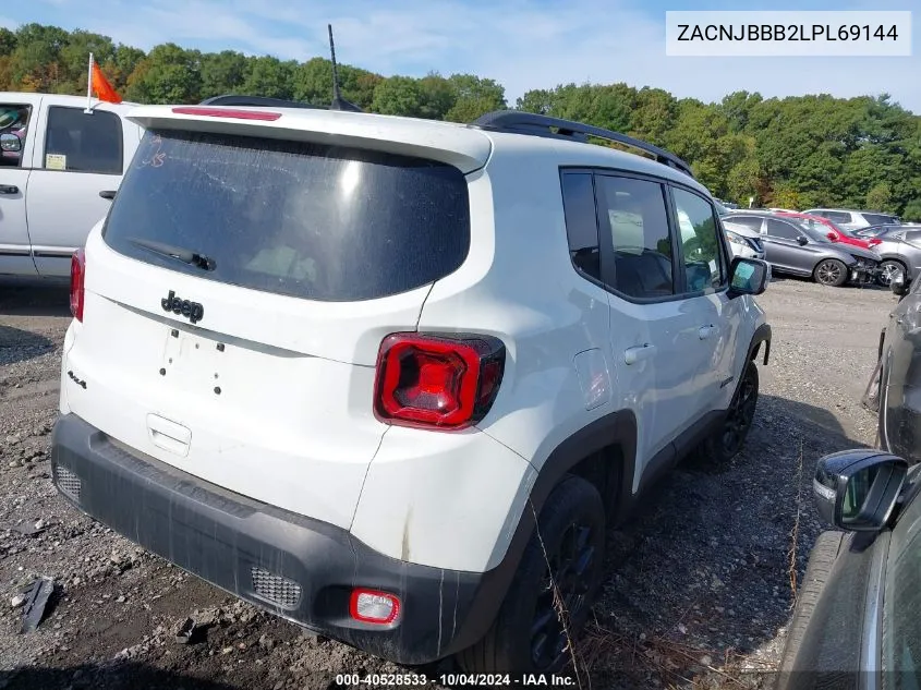 2020 Jeep Renegade Altitude 4X4 VIN: ZACNJBBB2LPL69144 Lot: 40528533