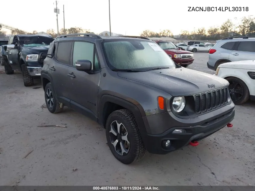 2020 Jeep Renegade Trailhawk VIN: ZACNJBC14LPL30318 Lot: 40576803