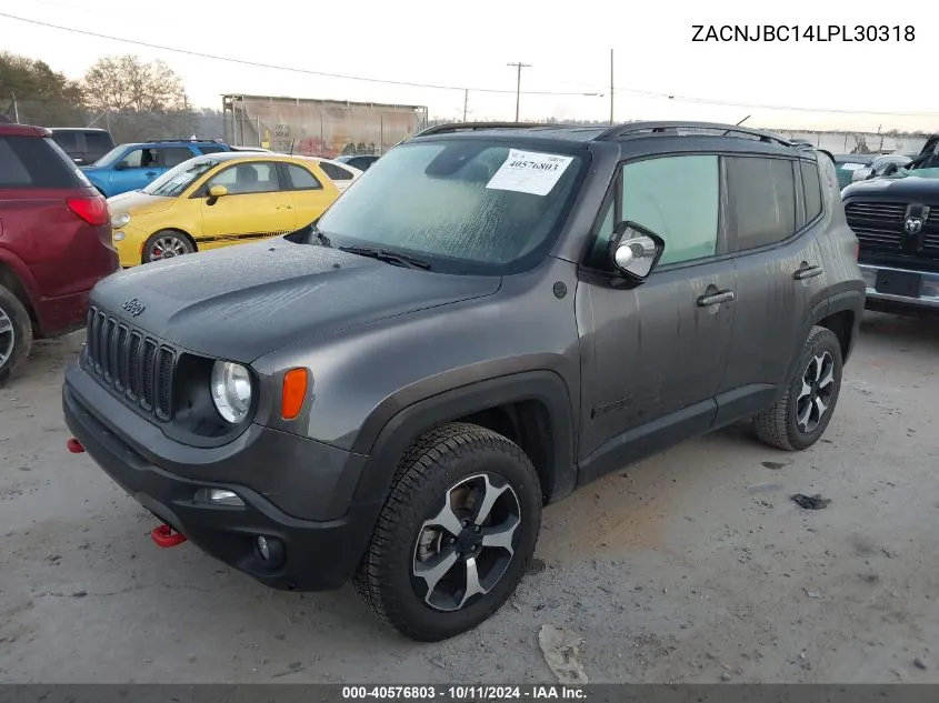 ZACNJBC14LPL30318 2020 Jeep Renegade Trailhawk