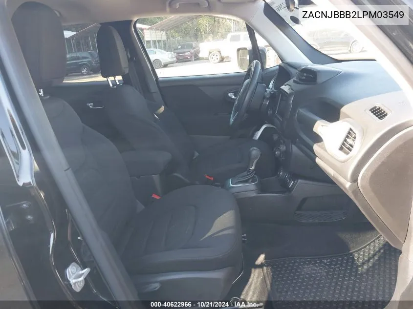 2020 Jeep Renegade Latitude 4X4 VIN: ZACNJBBB2LPM03549 Lot: 40622966