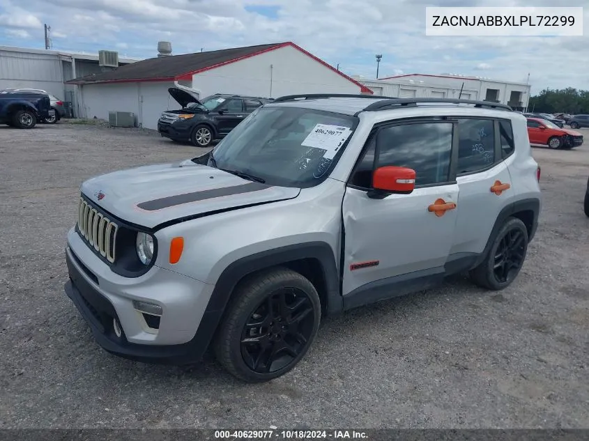 2020 Jeep Renegade Orange Edition Fwd VIN: ZACNJABBXLPL72299 Lot: 40629077