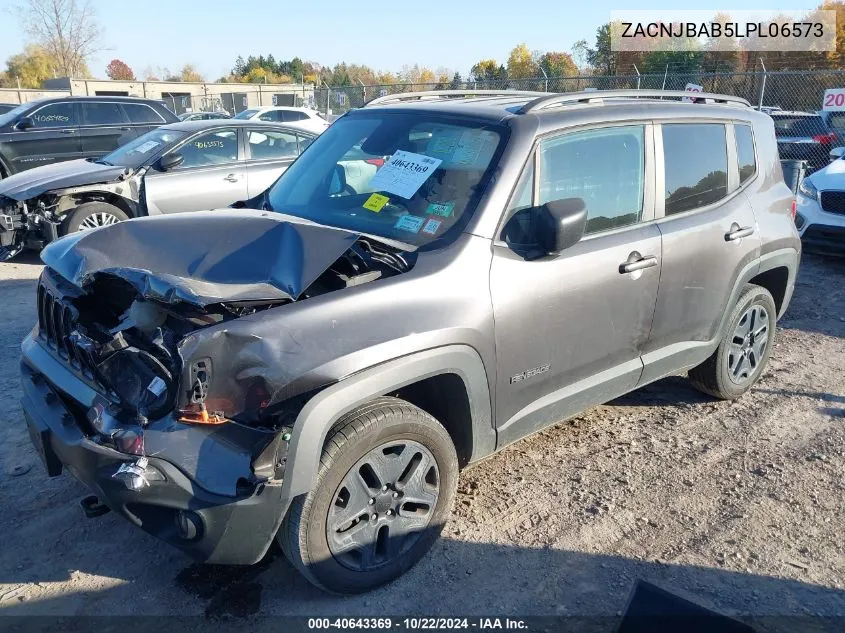 2020 Jeep Renegade Upland 4X4 VIN: ZACNJBAB5LPL06573 Lot: 40643369