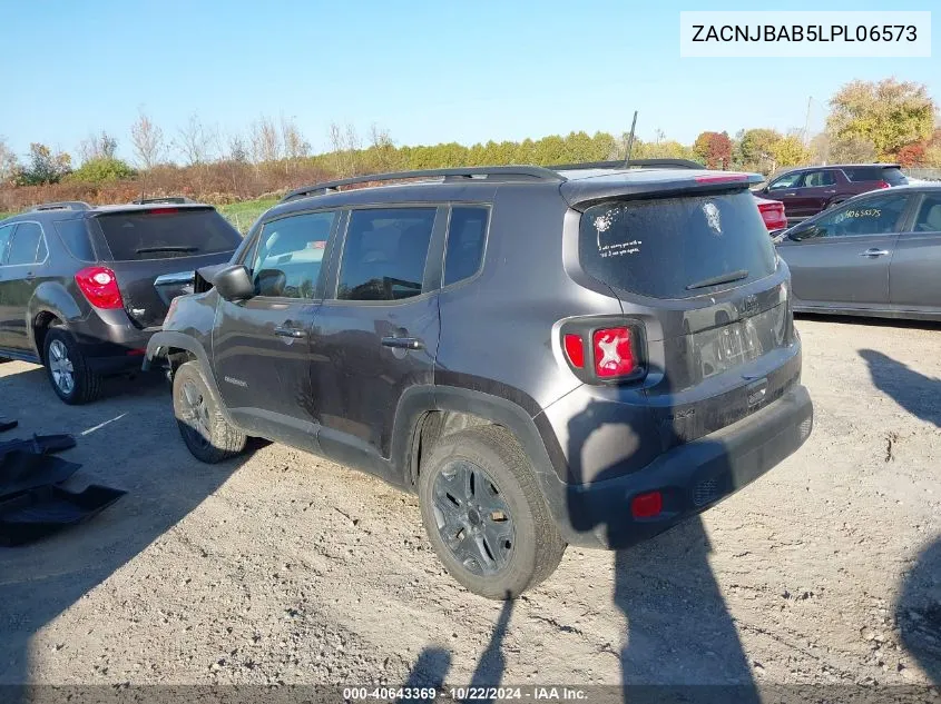 2020 Jeep Renegade Upland 4X4 VIN: ZACNJBAB5LPL06573 Lot: 40643369