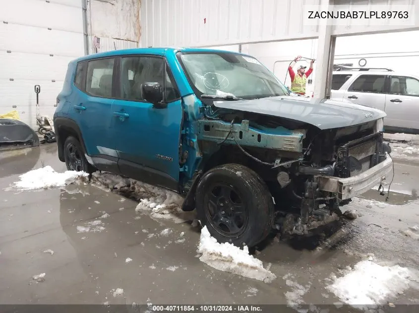 2020 Jeep Renegade Sport 4X4 VIN: ZACNJBAB7LPL89763 Lot: 40711854