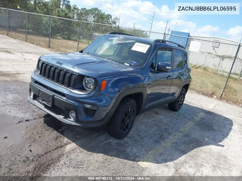 2020 Jeep Renegade Altitude 4X4 VIN: ZACNJBBB6LPL06595 Lot: 40740312