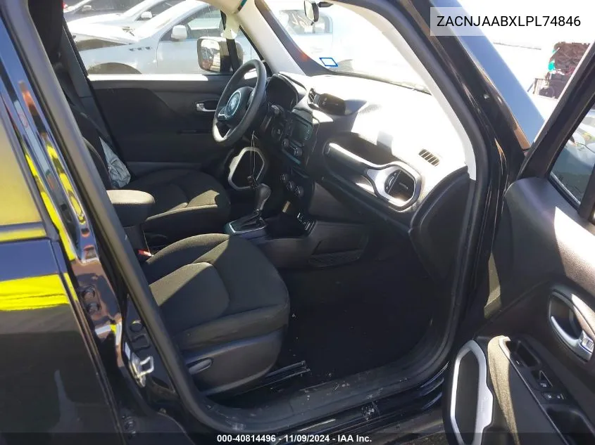 2020 Jeep Renegade Sport Fwd VIN: ZACNJAABXLPL74846 Lot: 40814496