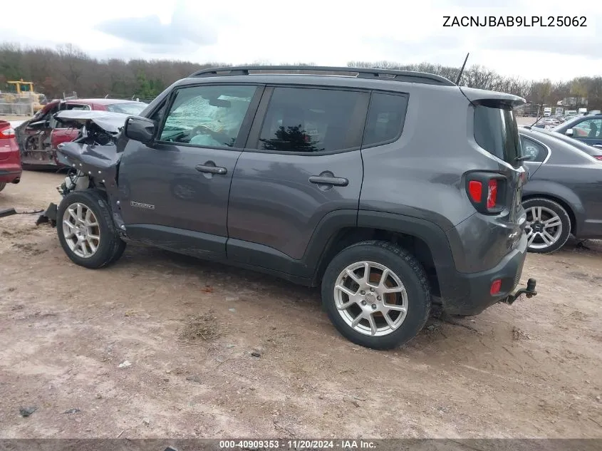 2020 Jeep Renegade Sport 4X4 VIN: ZACNJBAB9LPL25062 Lot: 40909353