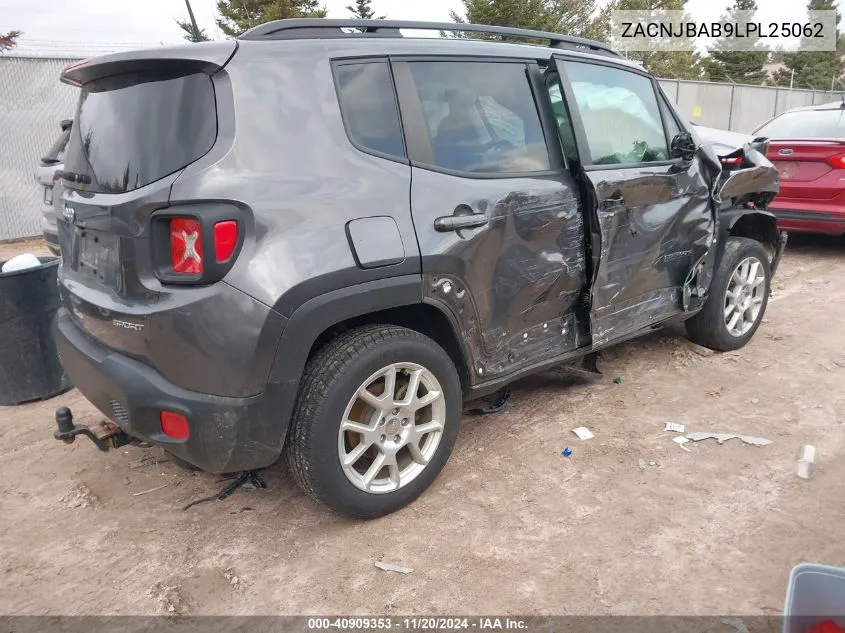 2020 Jeep Renegade Sport 4X4 VIN: ZACNJBAB9LPL25062 Lot: 40909353