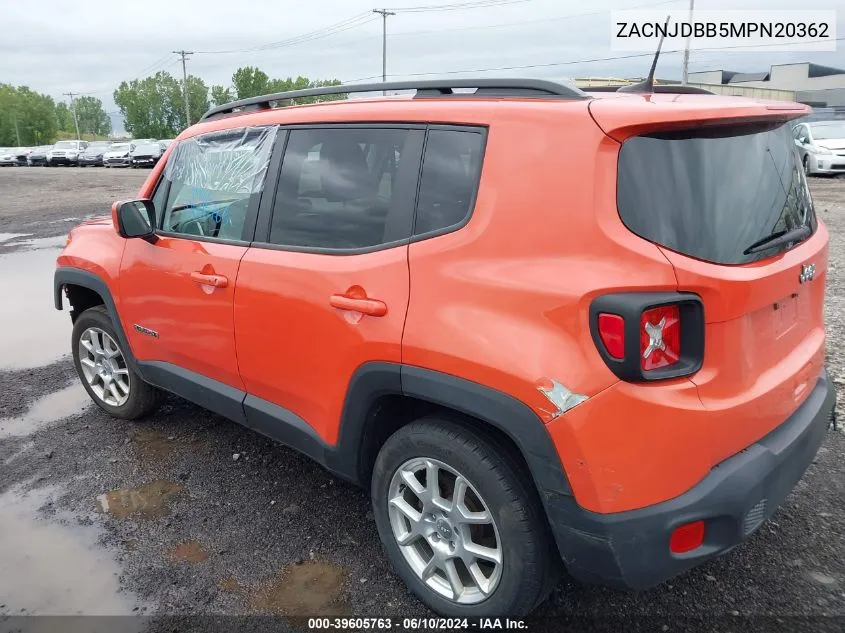 ZACNJDBB5MPN20362 2021 Jeep Renegade Latitude 4X4