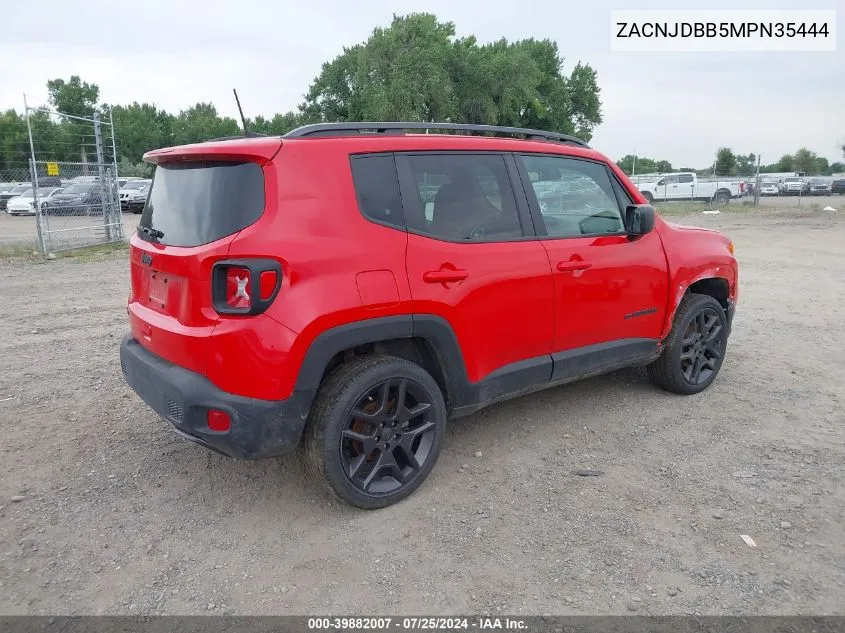 2021 Jeep Renegade 80Th Anniversary 4X4 VIN: ZACNJDBB5MPN35444 Lot: 39882007