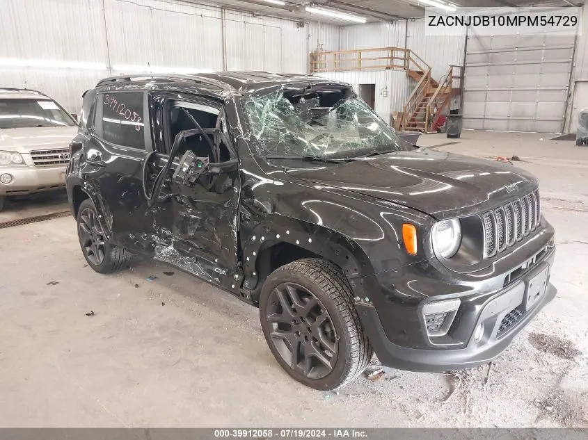 2021 Jeep Renegade 80Th Anniversary 4X4 VIN: ZACNJDB10MPM54729 Lot: 39912058