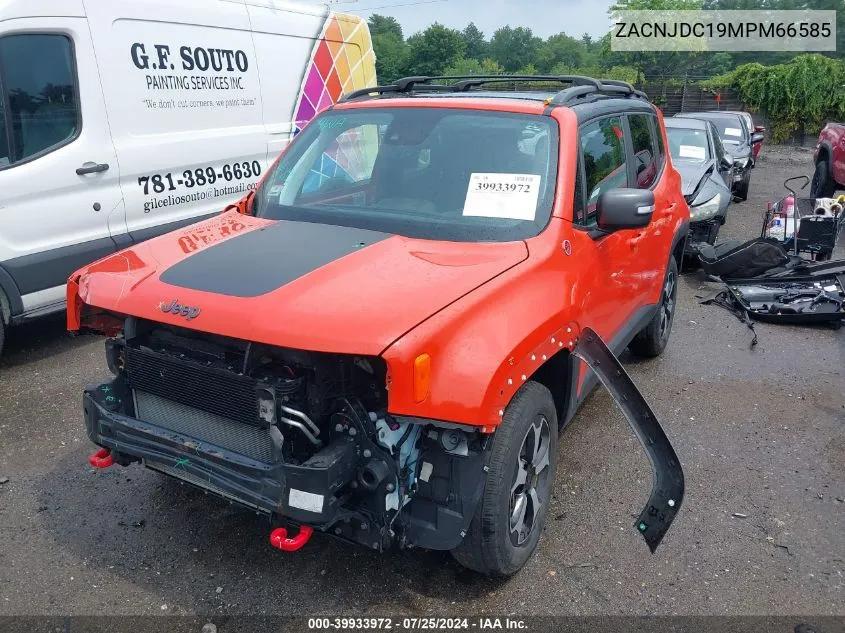 2021 Jeep Renegade Trailhawk 4X4 VIN: ZACNJDC19MPM66585 Lot: 39933972