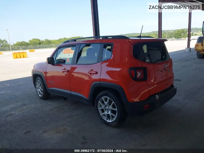 ZACNJCBB9MPN16275 2021 Jeep Renegade Latitude Fwd