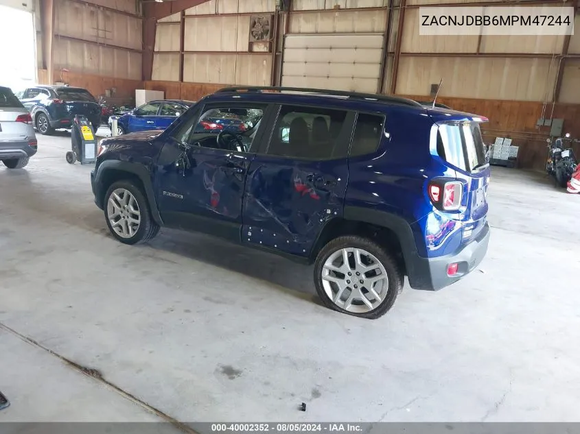 ZACNJDBB6MPM47244 2021 Jeep Renegade Islander 4X4