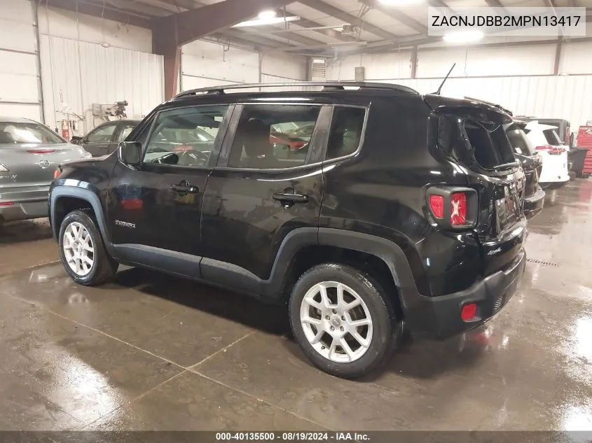 ZACNJDBB2MPN13417 2021 Jeep Renegade Latitude 4X4