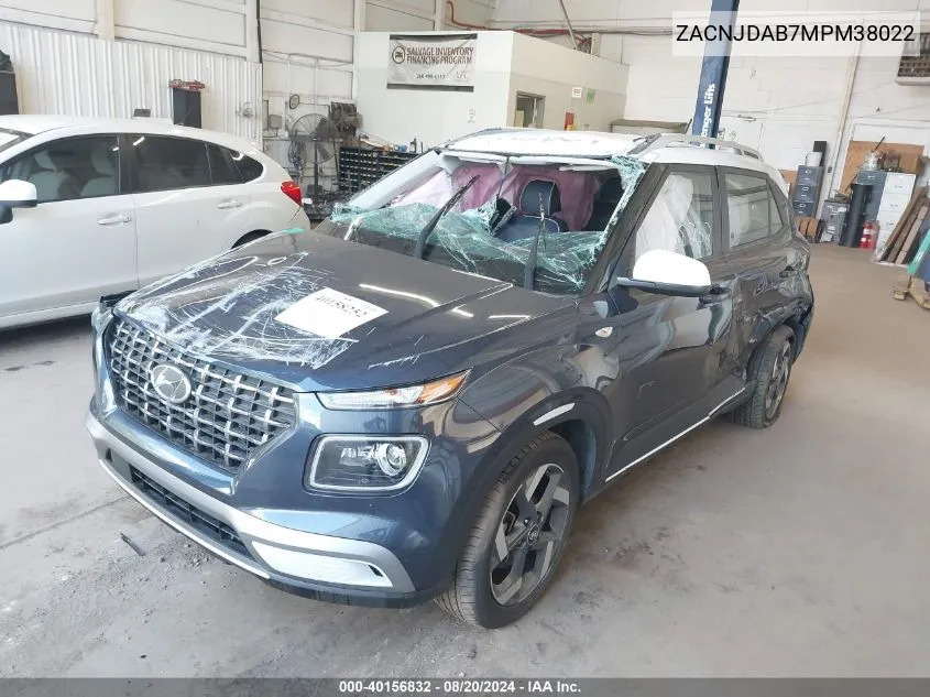 2021 Jeep Renegade Jeepster 4X4 VIN: ZACNJDAB7MPM38022 Lot: 40156832