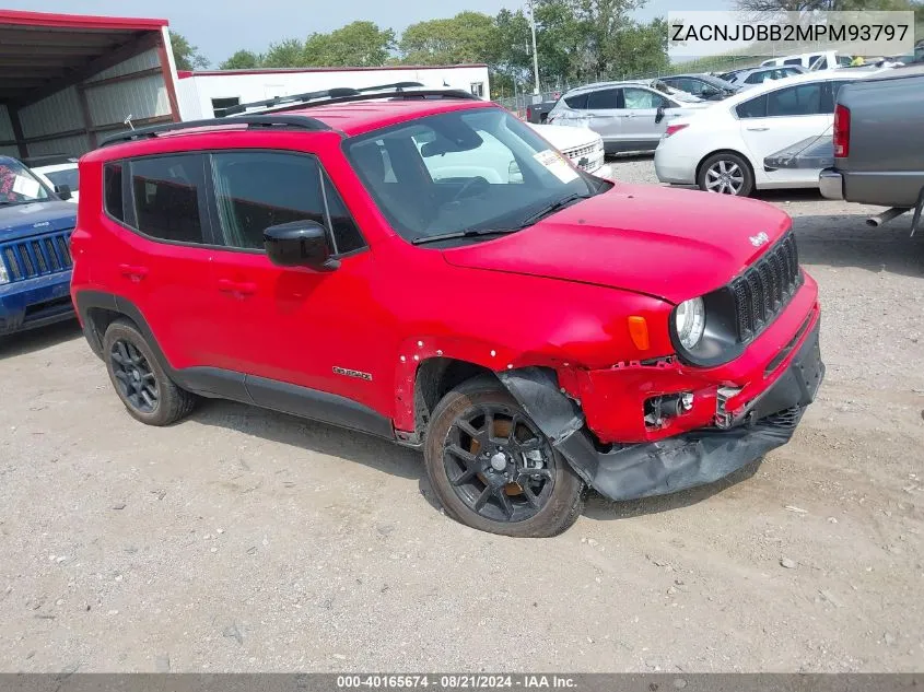 2021 Jeep Renegade Latitude VIN: ZACNJDBB2MPM93797 Lot: 40165674