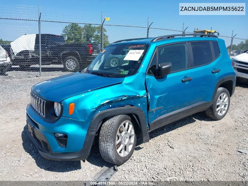 ZACNJDAB5MPM35622 2021 Jeep Renegade Sport 4X4