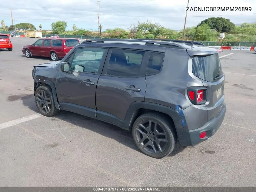 ZACNJCBB2MPM26899 2021 Jeep Renegade Latitude Fwd