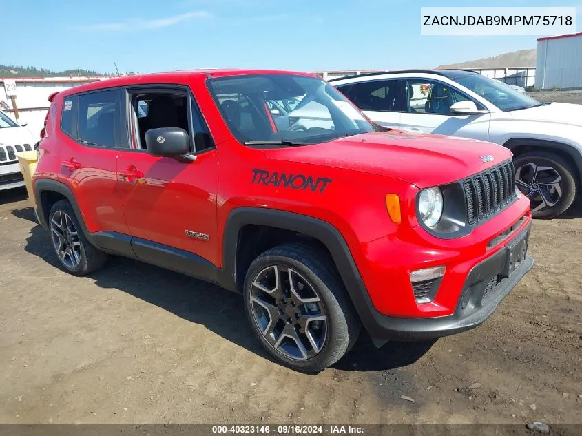 2021 Jeep Renegade Sport/Upland/Jeepster VIN: ZACNJDAB9MPM75718 Lot: 40323146