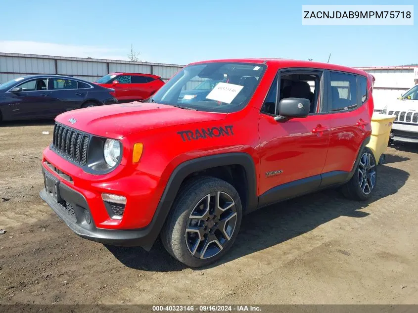 ZACNJDAB9MPM75718 2021 Jeep Renegade Sport/Upland/Jeepster