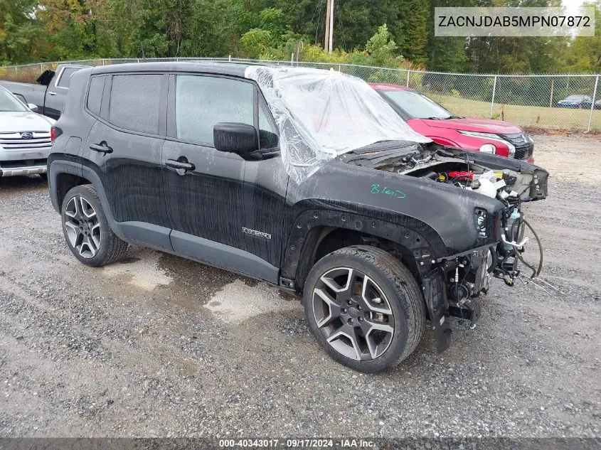 2021 Jeep Renegade Sport/Upland/Jeepster VIN: ZACNJDAB5MPN07872 Lot: 40343017