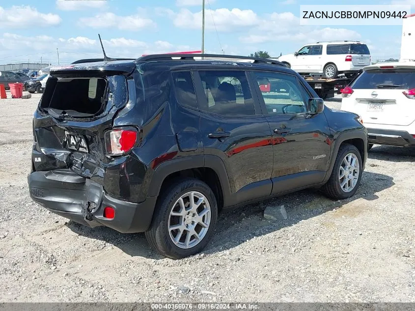 2021 Jeep Renegade Latitude Fwd VIN: ZACNJCBB0MPN09442 Lot: 40366076