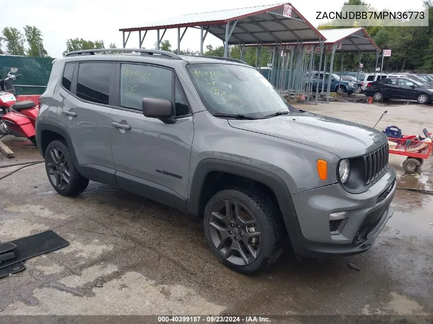 ZACNJDBB7MPN36773 2021 Jeep Renegade 80Th Anniversary 4X4