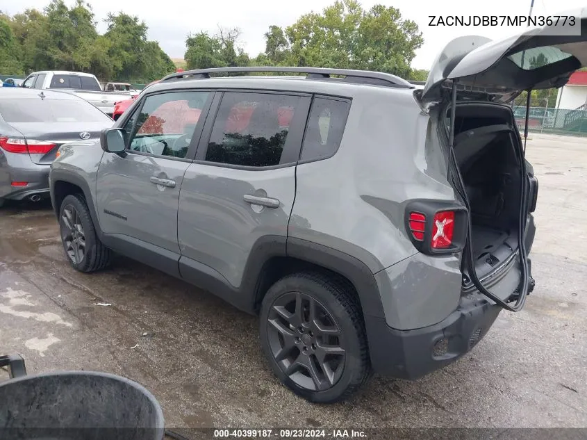 2021 Jeep Renegade 80Th Anniversary 4X4 VIN: ZACNJDBB7MPN36773 Lot: 40399187