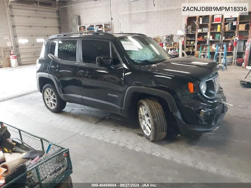 2021 Jeep Renegade Latitude 4X4 VIN: ZACNJDBB9MPM18336 Lot: 40459804