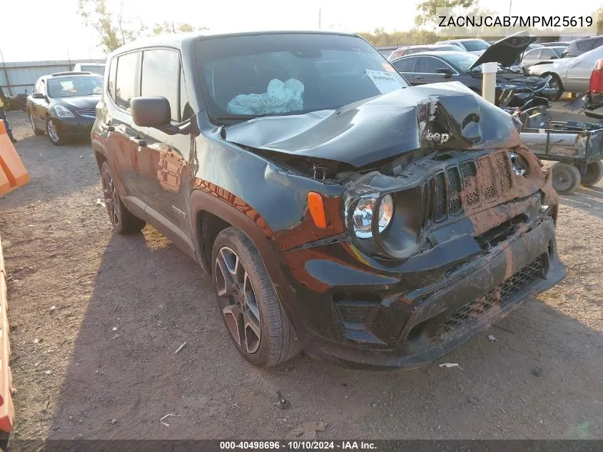 2021 Jeep Renegade Sport/Jeepster VIN: ZACNJCAB7MPM25619 Lot: 40498696