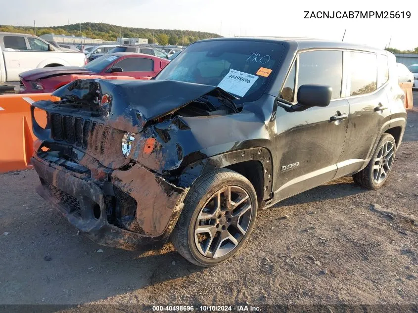 2021 Jeep Renegade Sport/Jeepster VIN: ZACNJCAB7MPM25619 Lot: 40498696