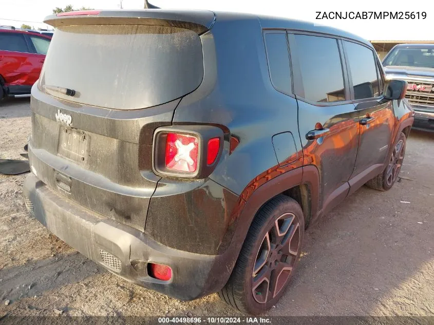 2021 Jeep Renegade Sport/Jeepster VIN: ZACNJCAB7MPM25619 Lot: 40498696