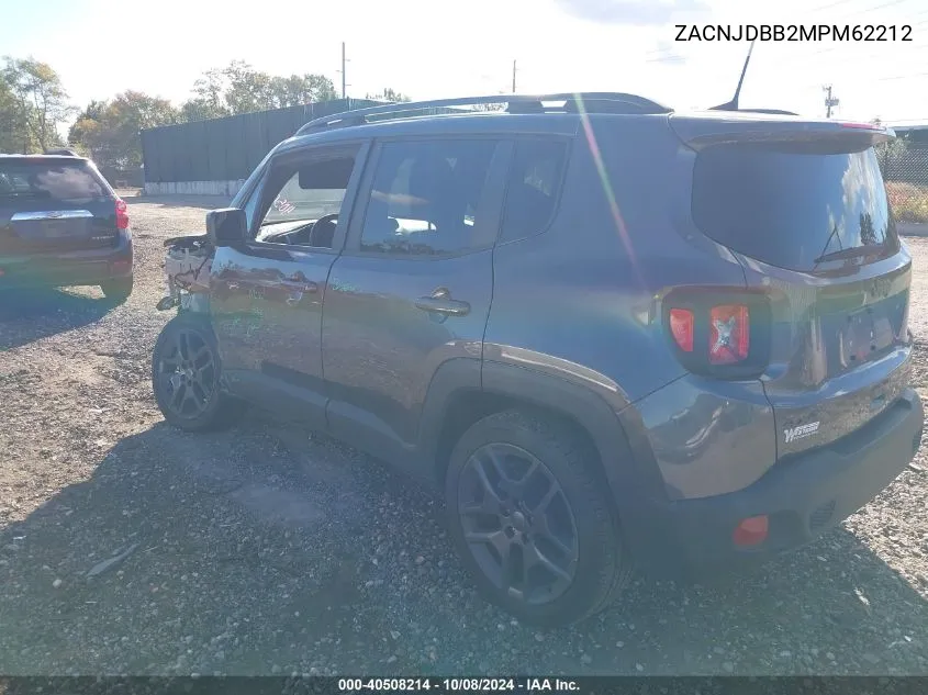 2021 Jeep Renegade 80Th Anniversary 4X4 VIN: ZACNJDBB2MPM62212 Lot: 40508214