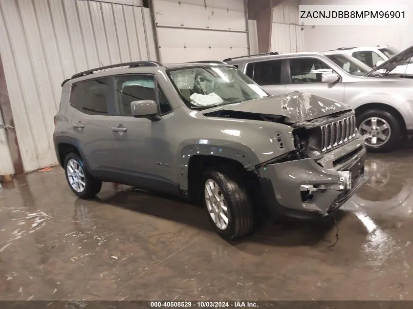 2021 Jeep Renegade Latitude 4X4 VIN: ZACNJDBB8MPM96901 Lot: 40508529