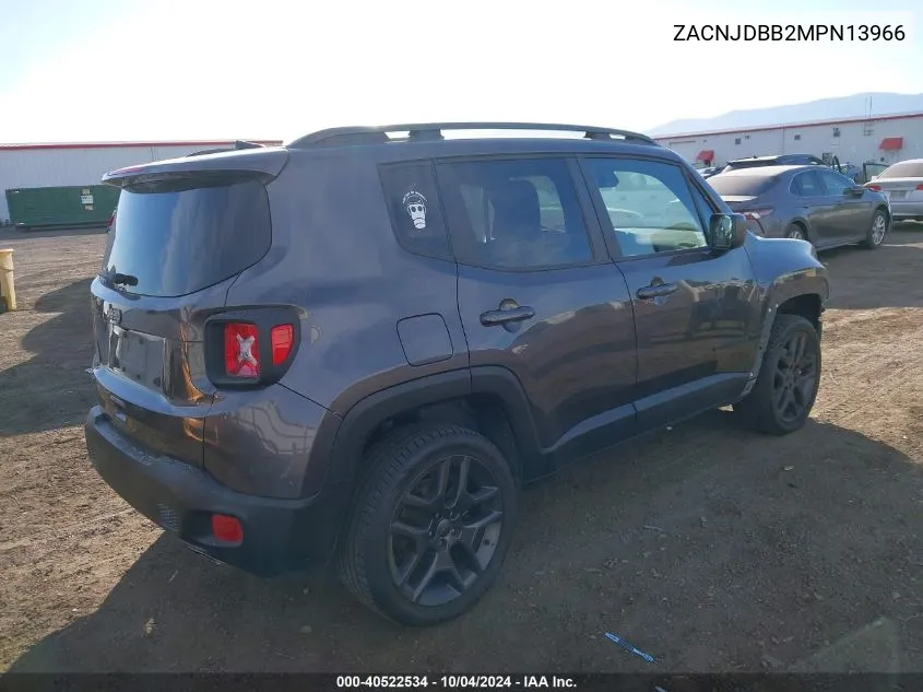 2021 Jeep Renegade 80Th Anniversary 4X4 VIN: ZACNJDBB2MPN13966 Lot: 40522534