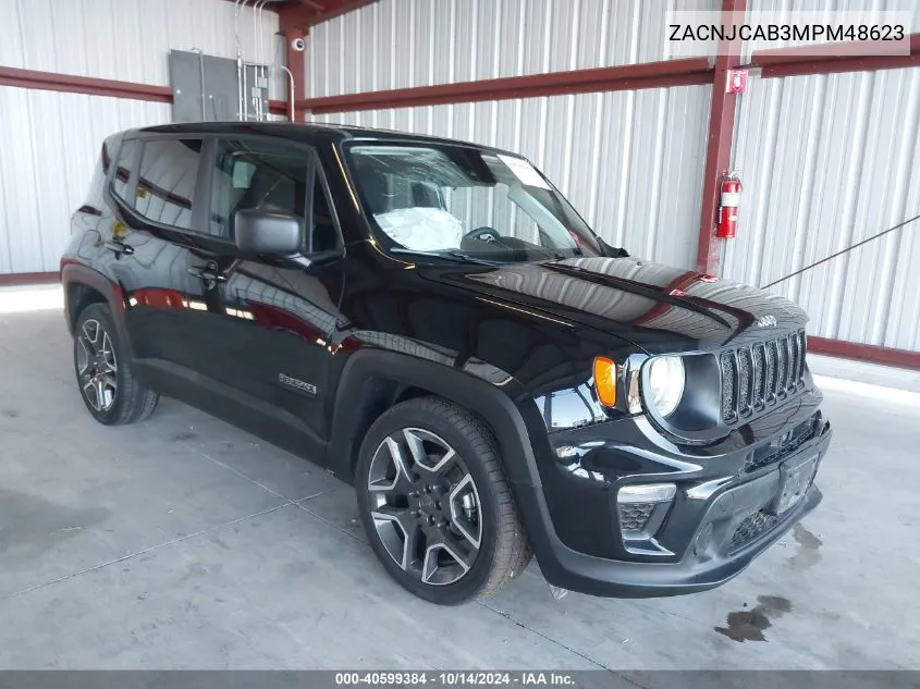 2021 Jeep Renegade Jeepster Fwd VIN: ZACNJCAB3MPM48623 Lot: 40599384