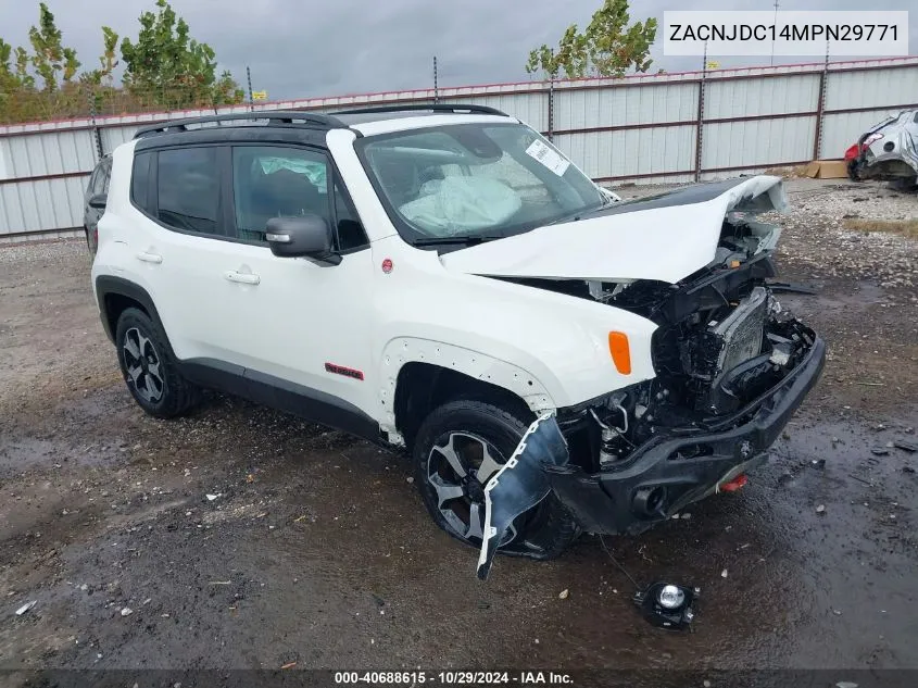 2021 Jeep Renegade Trailhawk 4X4 VIN: ZACNJDC14MPN29771 Lot: 40688615