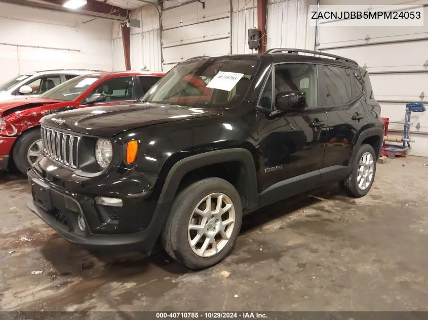 2021 Jeep Renegade Latitude 4X4 VIN: ZACNJDBB5MPM24053 Lot: 40710785